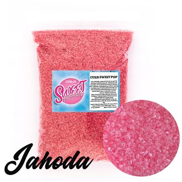 Cukr Sweet POP Jahoda červená 2 kg sáček