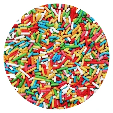 Cukrářský posyp - barevné tyčinky v dóze 0,8 kg