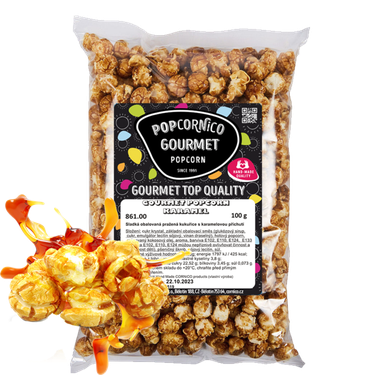 Gourmet popcorn s příchutí Karamel 100 g
