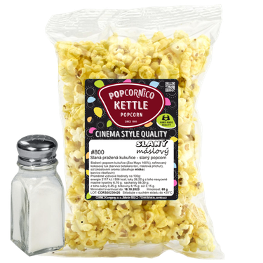 Kettle Popcorn slaný s máslovou příchutí 60 g Butterfly