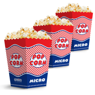 Krabička 0,75 L popcorn MICRO balení 25 ks