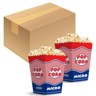 Krabička 0,75 L popcorn MICRO karton 800 ks