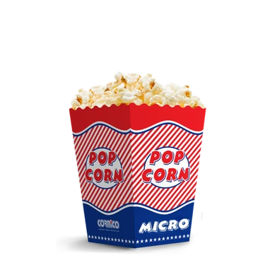 Krabička 0,75 L popcorn MICRO 1 ks