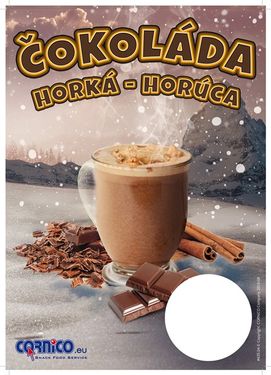 Plakát Horká Čokoláda A4 ceník