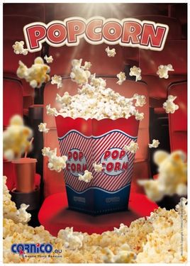 Plakát Popcorn box A2