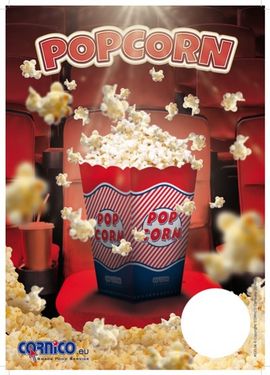 Plakát Popcorn box A4
