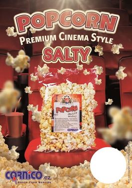 Plakát Popcorn Salty A4