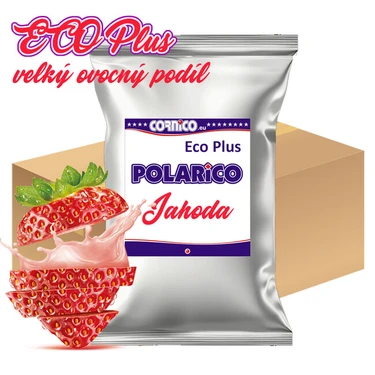POLARiCO Eco Plus Jahoda 500 g karton 20 sáčků (ovocný podíl 10%)