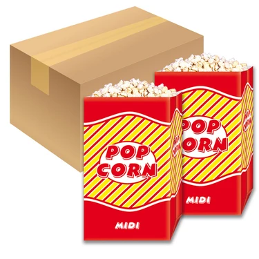 Sáček 2,41 L popcorn MIDI karton 1000 ks