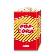Sáček 2,41 L popcorn MIDI 50 ks balení