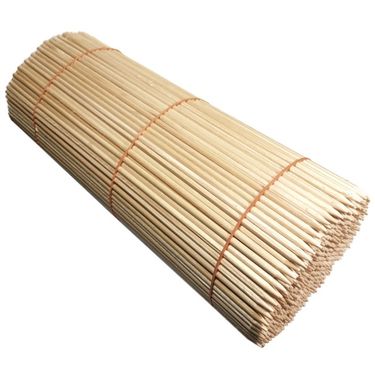 Špejle lipové kulaté s hrotem 40 cm × 5 mm dřevěné 500 ks