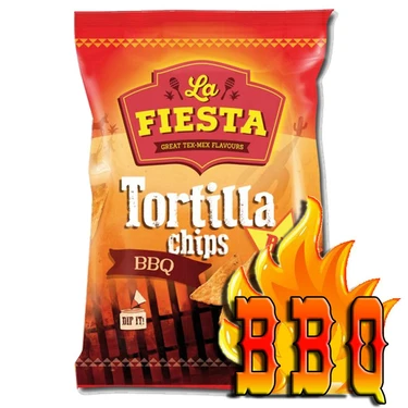 Tortilla Lupínky La Fiesta BBQ 750 g sáček
